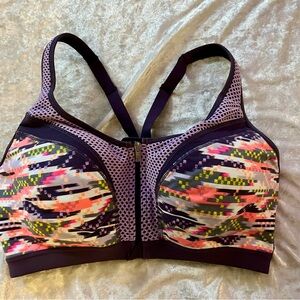 Victoria's Secret Multicolor Zip-Front Sports Bra